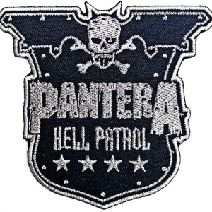 Pantera - Hell Patrol Woven Patch in the group MERCHANDISE / Patch / Heavy Metal at Bengans Skivbutik AB (5538245)