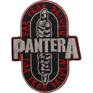 Pantera - Far From Woven Patch in the group MERCHANDISE at Bengans Skivbutik AB (5538250)