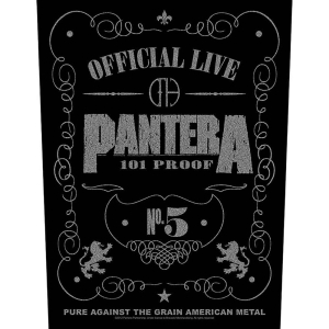 Pantera - 101% Proof Back Patch in the group MERCHANDISE / Patch / Heavy Metal at Bengans Skivbutik AB (5538264)
