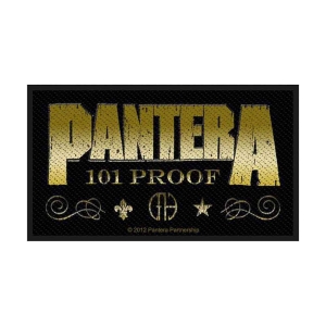 Pantera - Whiskey Label Retail Packaged Patch in the group MERCHANDISE / Patch / Heavy Metal at Bengans Skivbutik AB (5538265)