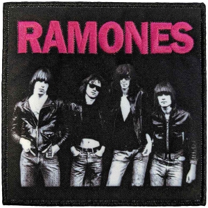 Ramones - Band Photo Printed Patch in the group MERCHANDISE at Bengans Skivbutik AB (5538337)