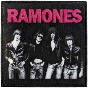 Ramones - Band Photo Printed Patch in the group MERCHANDISE / Patch / Punk at Bengans Skivbutik AB (5538337)