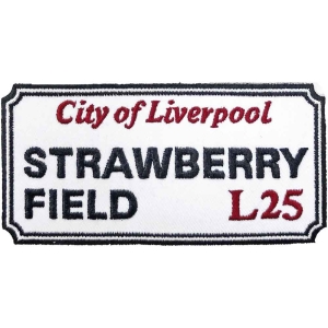 Rock Off - Strawberry Field Liverpool Sign Woven Pa in the group OTHER / Merchandise at Bengans Skivbutik AB (5538348)