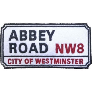 Rock Off - Abbey Road Nw London Sign Woven Patch in the group OTHER / Merchandise at Bengans Skivbutik AB (5538349)