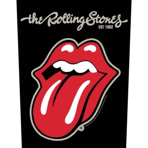 Rolling Stones - Plastered Tongue Back Patch in the group MERCHANDISE / Patch / Pop-Rock at Bengans Skivbutik AB (5538366)