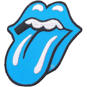 Rolling Stones - Classic Tongue Blue Standard Patch in the group MERCHANDISE / Merch / Pop-Rock at Bengans Skivbutik AB (5538367)