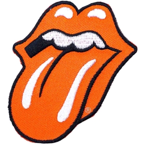 Rolling Stones - Classic Tongue Orange Standard Patch in the group MERCHANDISE / Merch / Pop-Rock at Bengans Skivbutik AB (5538369)