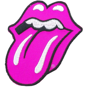 Rolling Stones - Classic Tongue Pink Standard Patch in the group MERCHANDISE / Merch / Pop-Rock at Bengans Skivbutik AB (5538370)