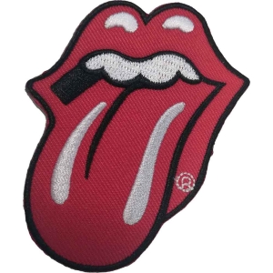 Rolling Stones - Classic Tongue Red Standard Patch in the group MERCHANDISE / Merch / Pop-Rock at Bengans Skivbutik AB (5538371)