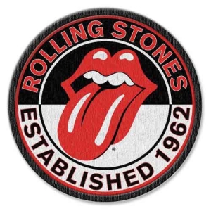 Rolling Stones - Est 1962 Woven Patch in the group MERCHANDISE / Merch / Pop-Rock at Bengans Skivbutik AB (5538372)