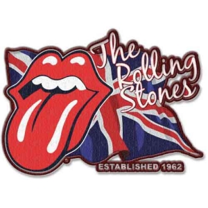 Rolling Stones - Lick The Flag Standard Patch in the group MERCHANDISE / Patch / Pop-Rock at Bengans Skivbutik AB (5538374)
