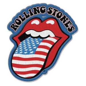Rolling Stones - Us Tongue Standard Patch in the group MERCHANDISE / Merch / Pop-Rock at Bengans Skivbutik AB (5538375)