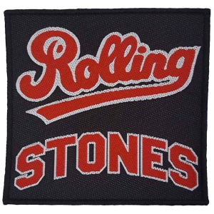Rolling Stones - Team Logo Square Standard Patch in the group MERCHANDISE / Merch / Pop-Rock at Bengans Skivbutik AB (5538376)
