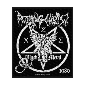 Rotting Christ - Black Metal Standard Patch in the group MERCHANDISE / Merch / Hårdrock at Bengans Skivbutik AB (5538383)