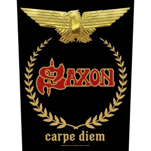Saxon - Carpe Diem Back Patch in the group MERCHANDISE / Patch / Heavy Metal at Bengans Skivbutik AB (5538394)