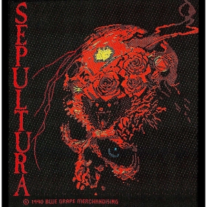 Sepultura - Beaneath The Remains Standard Patch in the group MERCHANDISE / Merch / Hårdrock at Bengans Skivbutik AB (5538400)