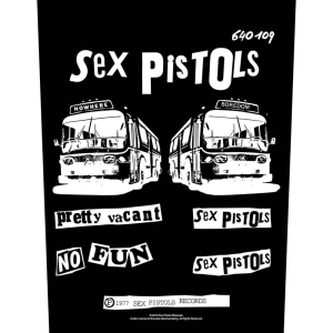 Sex Pistols - Pretty Vacant Back Patch in the group MERCHANDISE / Merch / Punk at Bengans Skivbutik AB (5538408)