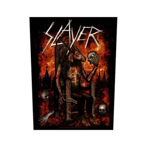 Slayer - Devil On Throne Back Patch in the group MERCHANDISE / Patch / Heavy Metal at Bengans Skivbutik AB (5538415)