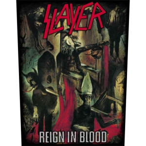 Slayer - Reign In Blood Back Patch in the group MERCHANDISE / Merch / Hårdrock at Bengans Skivbutik AB (5538418)