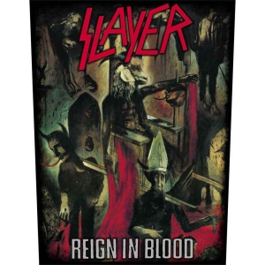 Slayer - Reign In Blood Back Patch in the group MERCHANDISE / Patch / Heavy Metal at Bengans Skivbutik AB (5538418)