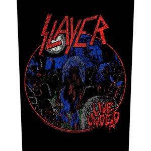 Slayer - Live Undead Back Patch in the group MERCHANDISE / Merch / Hårdrock at Bengans Skivbutik AB (5538420)