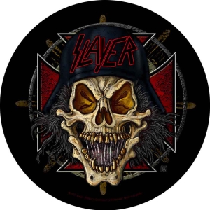Slayer - Wehrmacht Circular Back Patch in the group MERCHANDISE / Merch / Hårdrock at Bengans Skivbutik AB (5538423)