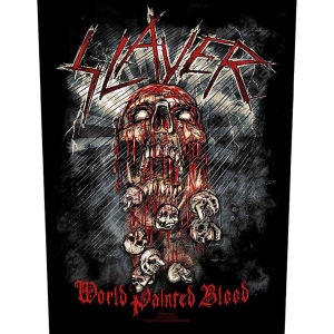 Slayer - World Painted Blood Back Patch in the group MERCHANDISE / Merch / Hårdrock at Bengans Skivbutik AB (5538427)