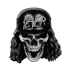 Slayer - Wehrmacht Skull Cut Out Standard Patch in the group MERCHANDISE / Merch / Hårdrock at Bengans Skivbutik AB (5538430)