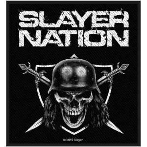 Slayer - Slayer Nation Standard Patch in the group MERCHANDISE / Patch / Heavy Metal at Bengans Skivbutik AB (5538431)