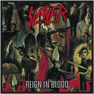 Slayer - Reign In Blood Standard Patch in the group MERCHANDISE / Merch / Hårdrock at Bengans Skivbutik AB (5538433)