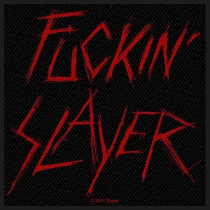 Slayer - Fuckin' Slayer Standard Patch in the group MERCHANDISE / Patch / Heavy Metal at Bengans Skivbutik AB (5538434)