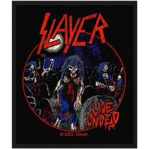 Slayer - Live Undead Standard Patch in the group MERCHANDISE / Merch / Hårdrock at Bengans Skivbutik AB (5538435)