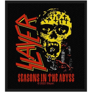 Slayer - Seasons In The Abyss Skull Standard Patc in the group MERCHANDISE / Merch / Hårdrock at Bengans Skivbutik AB (5538436)