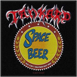 Tankard - Space Beer Standard Patch in the group MERCHANDISE / Merch / Hårdrock at Bengans Skivbutik AB (5538457)