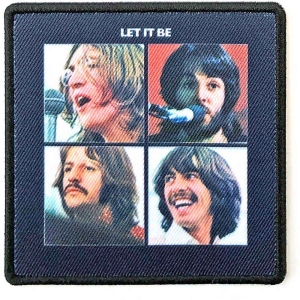The Beatles - Let It Be Woven Patch in the group MERCHANDISE / Patch / Pop-Rock at Bengans Skivbutik AB (5538468)
