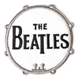 The Beatles - Drum Logo Woven Patch in the group MERCHANDISE / Merch / Pop-Rock at Bengans Skivbutik AB (5538470)