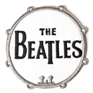 The Beatles - Drum Logo Woven Patch in the group MERCHANDISE / Patch / Pop-Rock at Bengans Skivbutik AB (5538470)