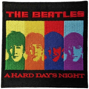 The Beatles - A Hard Day's Night Faces Woven Patch in the group MERCHANDISE / Patch / Pop-Rock at Bengans Skivbutik AB (5538472)