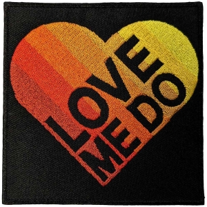 The Beatles - Love Me Do Gradient Heart Woven Patch in the group MERCHANDISE / Merch / Pop-Rock at Bengans Skivbutik AB (5538477)