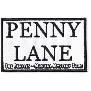 The Beatles - Penny Lane Wht Woven Patch in the group MERCHANDISE / Patch / Pop-Rock at Bengans Skivbutik AB (5538494)