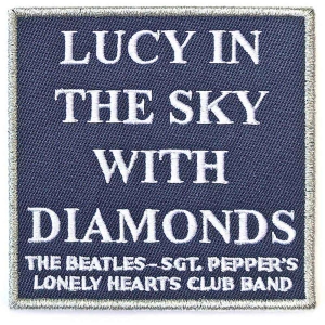 The Beatles - Lucy In The Sky... Woven Patch in the group MERCHANDISE / Merch / Pop-Rock at Bengans Skivbutik AB (5538507)