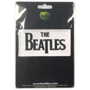 The Beatles - Drop T Logo Woven Print Standard Patch in the group MERCHANDISE / Merch / Pop-Rock at Bengans Skivbutik AB (5538508)