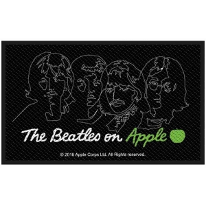 The Beatles - On Apple Standard Patch in the group MERCHANDISE / Merch / Pop-Rock at Bengans Skivbutik AB (5538515)