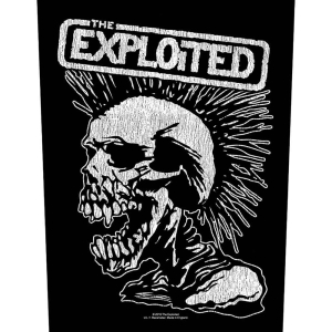 The Exploited - Vtge Skull Back Patch in the group MERCHANDISE / Merch / Punk at Bengans Skivbutik AB (5538556)