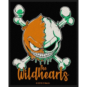 The Wildhearts - Green Skull Standard Patch in the group MERCHANDISE / Merch / Pop-Rock at Bengans Skivbutik AB (5538577)