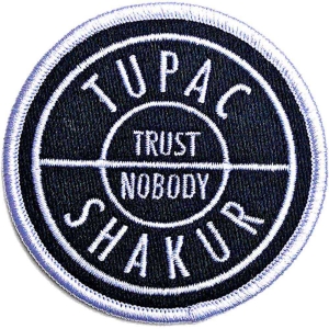 Tupac - Trust Woven Patch in the group MERCHANDISE / Patch / Hip Hop-Rap at Bengans Skivbutik AB (5538591)