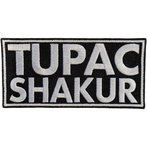 Tupac - Text Logo Woven Patch in the group MERCHANDISE / Patch / Hip Hop-Rap at Bengans Skivbutik AB (5538592)