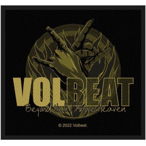 Volbeat - Beyond Hell Standard Patch in the group MERCHANDISE / Merch / Hårdrock at Bengans Skivbutik AB (5538609)