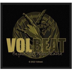 Volbeat - Beyond Hell Standard Patch in the group MERCHANDISE / Patch / Heavy Metal at Bengans Skivbutik AB (5538609)