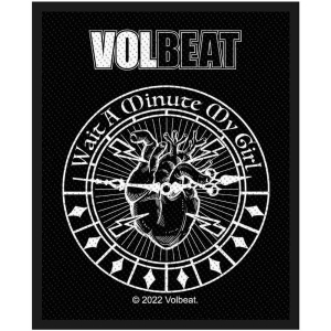 Volbeat - Wait A Minute My Girl Standard Patch in the group MERCHANDISE / Merch / Hårdrock at Bengans Skivbutik AB (5538610)